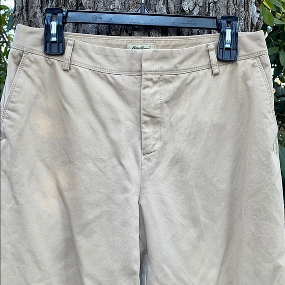 Eddie Bauer Mercer Fit Tan Cotton Khaki Pants 10 - Picture 6 of 11